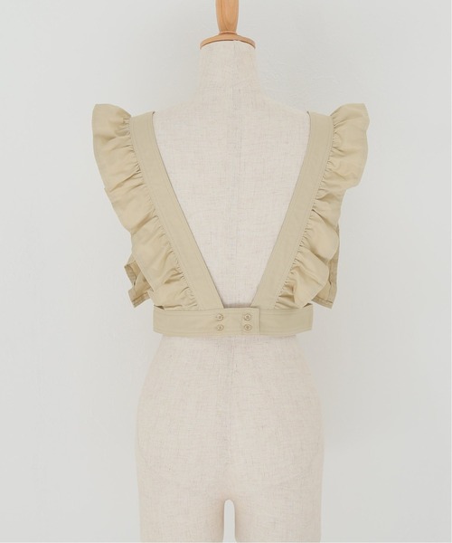 Charles Chaton(シャルルシャトン)の「angel ビスチェ(シャツ/ブラウス・レディース・ブラック/ベージュ・FREE)」の8枚目の写真