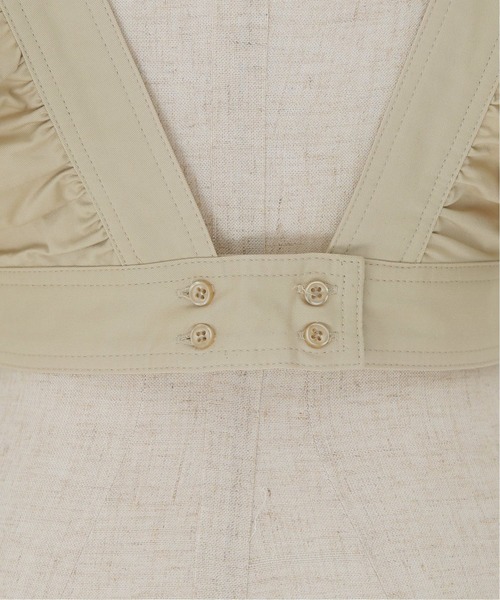 Charles Chaton(シャルルシャトン)の「angel ビスチェ(シャツ/ブラウス・レディース・ブラック/ベージュ・FREE)」の11枚目の写真