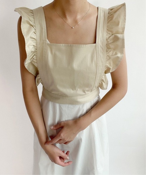 Charles Chaton(シャルルシャトン)の「angel ビスチェ(シャツ/ブラウス・レディース・ブラック/ベージュ・FREE)」の18枚目の写真