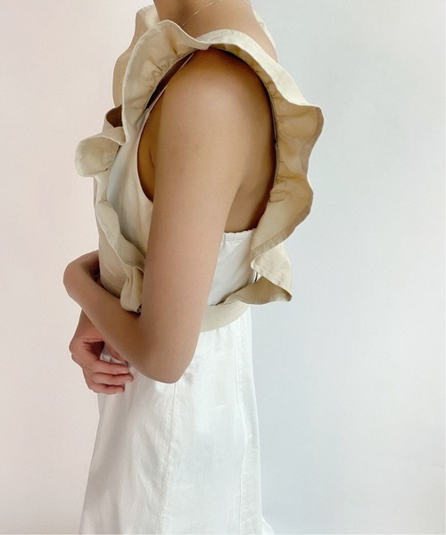 Charles Chaton(シャルルシャトン)の「angel ビスチェ(シャツ/ブラウス・レディース・ブラック/ベージュ・FREE)」の19枚目の写真