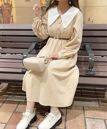 刺繍襟ワンピ【ZOZOTOWN限定アイテム】【8PO】