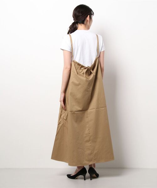 sm2rhythm（サマンサモスモスリズム）の「ストラップワンピース（ワンピース・レディース・ブラック/ベージュ/シルバーグレー・ﾌﾘ-）」の5枚目の写真