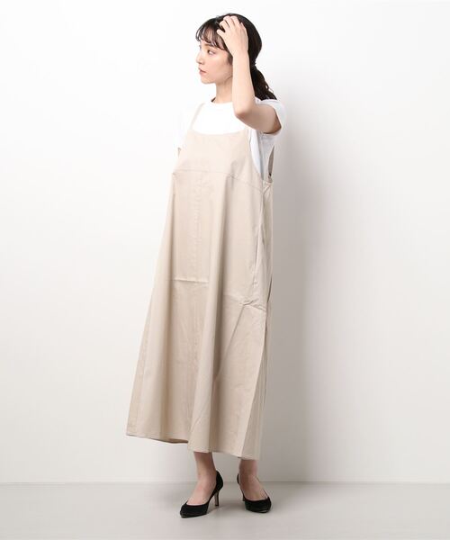 sm2rhythm（サマンサモスモスリズム）の「ストラップワンピース（ワンピース・レディース・ブラック/ベージュ/シルバーグレー・ﾌﾘ-）」の7枚目の写真