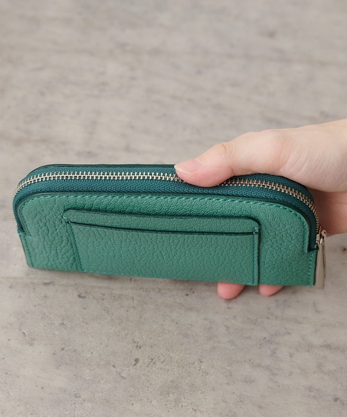 ORSETTO（オルセット）の「【ORSETTO/オルセット】ラウンド長財布（財布・レディース・ホワイト/グリーン・FREE）」の9枚目の写真