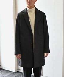 SHIPS:スーパー160'S メリノウール メルトン チェスターコート