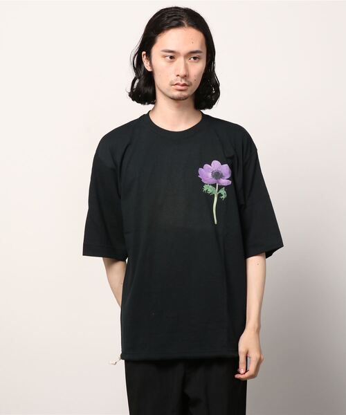 niche.（ニッチ）の「【niche】 ニッチ string Tee shirts（Tシャツ/カットソー・メンズ・ブラック系その他/ブラウン系その他/ホワイト系その他/ホワイト/ネイビー・MEDIUM/LARGE/XX-LARGE）」の3枚目の写真