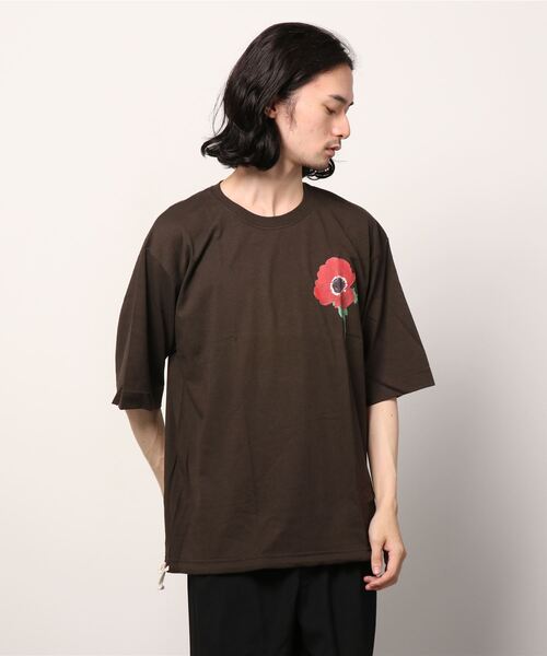 niche.（ニッチ）の「【niche】 ニッチ string Tee shirts（Tシャツ/カットソー・メンズ・ブラック系その他/ブラウン系その他/ホワイト系その他/ホワイト/ネイビー・MEDIUM/LARGE/XX-LARGE）」の4枚目の写真