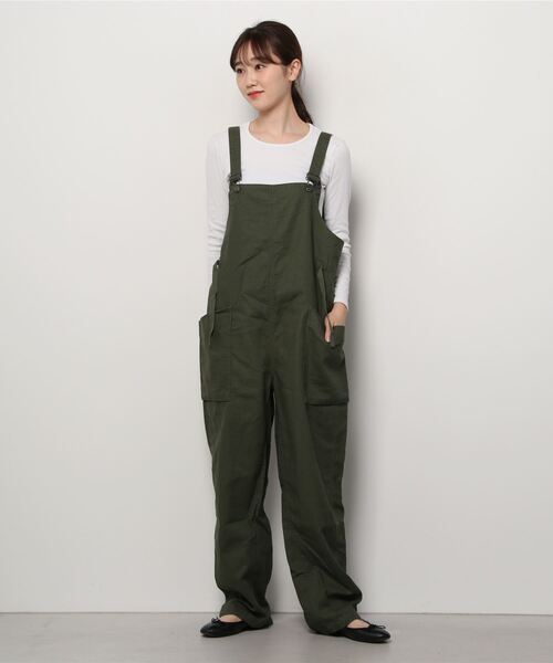 MANASTASH(マナスタッシュ)の「MANASTASH/マナスタッシュ Ws MBDU OVERALLS オーバーオール(サロペット/オーバーオール・レディース・ブラック/オリーブ/カーキ/ナチュラル・MEDIUM)」の4枚目の写真