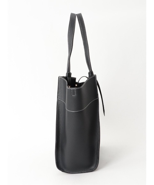 m.f.editorial(エムエフエディトリアル)の「エムエフエディトリアルレディース/m.f.editorial:Women デザインハンドル トートバッグ A4対応(トートバッグ・レディース・ブラウン/ブラック・FREE)」の10枚目の写真