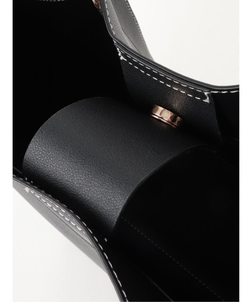 m.f.editorial(エムエフエディトリアル)の「エムエフエディトリアルレディース/m.f.editorial:Women デザインハンドル トートバッグ A4対応(トートバッグ・レディース・ブラウン/ブラック・FREE)」の12枚目の写真