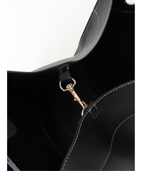 m.f.editorial(エムエフエディトリアル)の「エムエフエディトリアルレディース/m.f.editorial:Women デザインハンドル トートバッグ A4対応(トートバッグ・レディース・ブラウン/ブラック・FREE)」の13枚目の写真