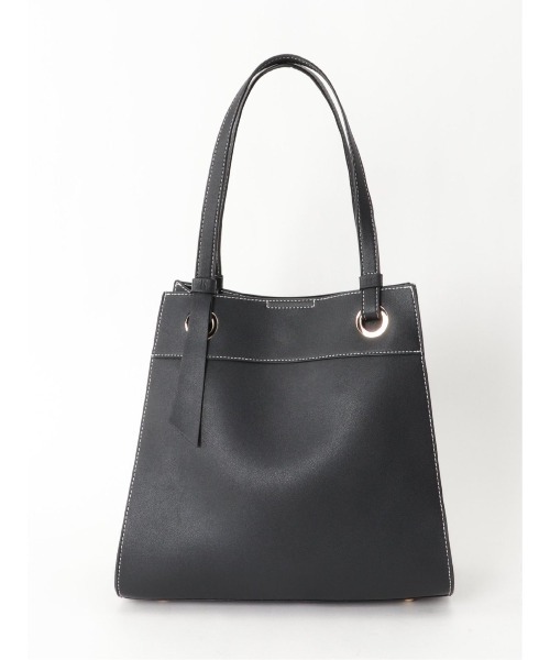 m.f.editorial(エムエフエディトリアル)の「エムエフエディトリアルレディース/m.f.editorial:Women デザインハンドル トートバッグ A4対応(トートバッグ・レディース・ブラウン/ブラック・FREE)」の9枚目の写真