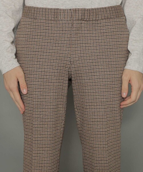 MACKINTOSH LONDON（マッキントッシュ ロンドン）の「【FLEX JERSEY】ガンクラブチェックシャーリングパンツ（その他パンツ・メンズ・ブラウン系その他5・38/40）」の10枚目の写真