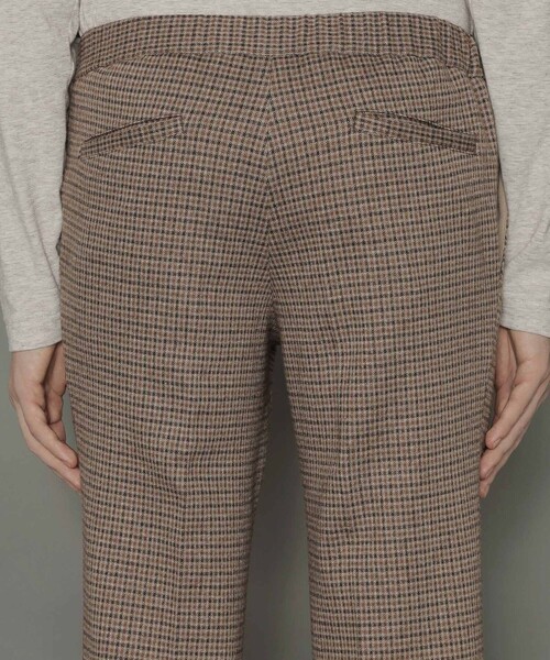 MACKINTOSH LONDON（マッキントッシュ ロンドン）の「【FLEX JERSEY】ガンクラブチェックシャーリングパンツ（その他パンツ・メンズ・ブラウン系その他5・38/40）」の7枚目の写真