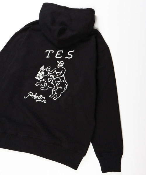 The Endless Summer（エンドレスサマー）の「TES BUHI CHAIN EMB PARKA / パーカー（パーカー・メンズ・ブラック/ブルーグレー・SMALL/MEDIUM/LARGE/X-LARGE）」の7枚目の写真