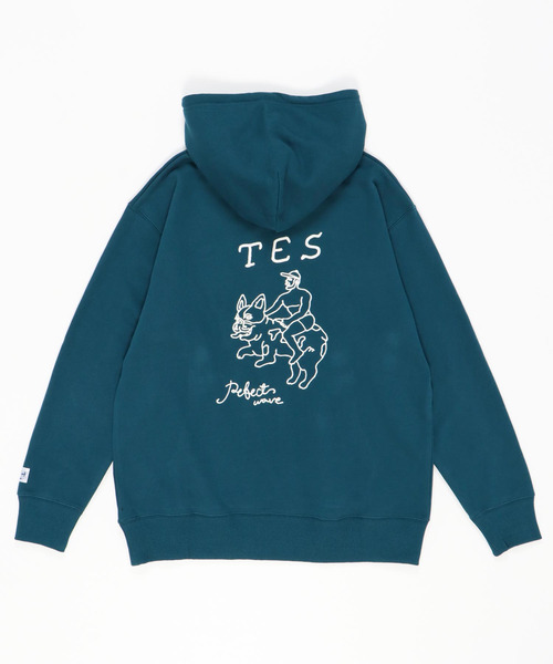 The Endless Summer（エンドレスサマー）の「TES BUHI CHAIN EMB PARKA / パーカー（パーカー・メンズ・ブラック/ブルーグレー・SMALL/MEDIUM/LARGE/X-LARGE）」の16枚目の写真