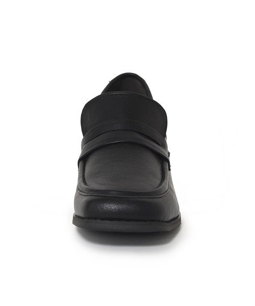 w closet（ダブルクローゼット）の「ヒールスクエアローファー（ローファー・レディース・ブラック/ブラウン・M/L）」の7枚目の写真