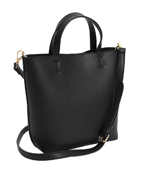 Newlyme（ニューリーミー）の「コンパクト2wayミディショルダーバッグ（ショルダーバッグ・レディース・ブラック/モカ/ライトグレー/ライトブルー/ピンク/カーキ/シルバー/アイボリー/サーモンピンク/セージグリーン/キャメル/ラベンダー・FREE）」の21枚目の写真