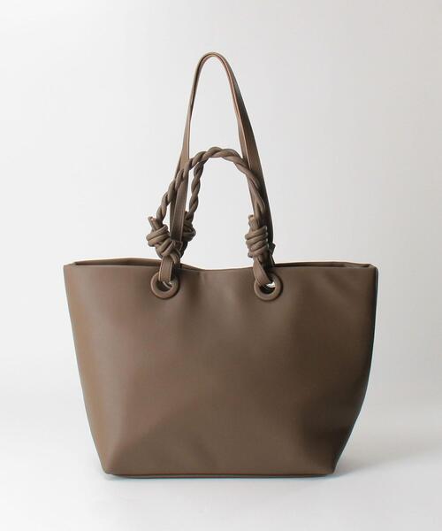closet story(クローゼットストーリー)の「<closet story(クローゼットストーリー)>ネジリハンドル トートバッグ(トートバッグ・レディース・モカ/オレンジ系その他・FREE)」の2枚目の写真