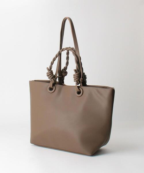 closet story(クローゼットストーリー)の「<closet story(クローゼットストーリー)>ネジリハンドル トートバッグ(トートバッグ・レディース・モカ/オレンジ系その他・FREE)」の3枚目の写真