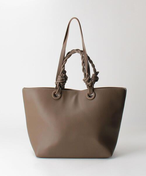 closet story(クローゼットストーリー)の「<closet story(クローゼットストーリー)>ネジリハンドル トートバッグ(トートバッグ・レディース・モカ/オレンジ系その他・FREE)」の4枚目の写真