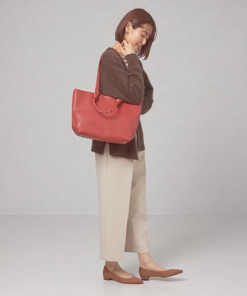closet story(クローゼットストーリー)の「<closet story(クローゼットストーリー)>ネジリハンドル トートバッグ(トートバッグ・レディース・モカ/オレンジ系その他・FREE)」の12枚目の写真