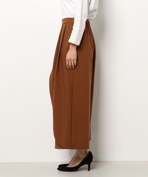 BDONNA（ビドンナ）の「ダブルクロス　ワイドパンツ（その他パンツ・レディース・ブラック/ブラウン・MEDIUM）」の3枚目の写真