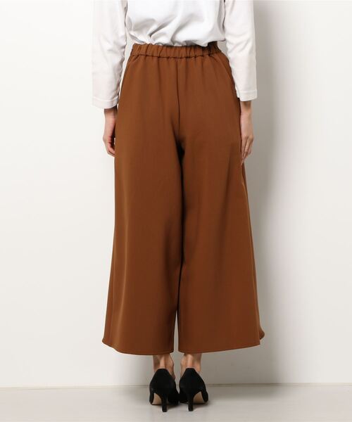 BDONNA（ビドンナ）の「ダブルクロス　ワイドパンツ（その他パンツ・レディース・ブラック/ブラウン・MEDIUM）」の4枚目の写真