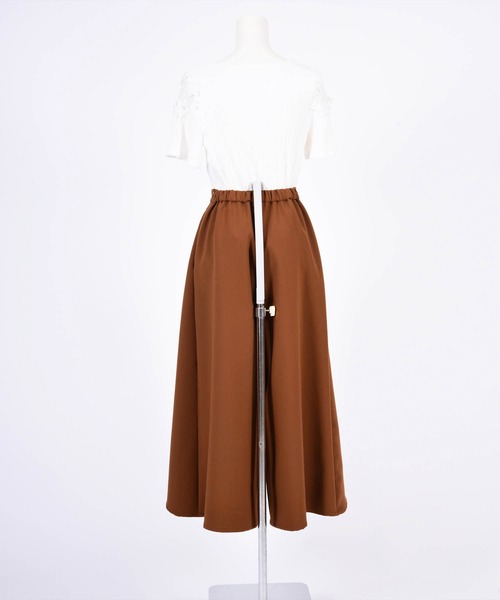 BDONNA（ビドンナ）の「ダブルクロス　ワイドパンツ（その他パンツ・レディース・ブラック/ブラウン・MEDIUM）」の18枚目の写真