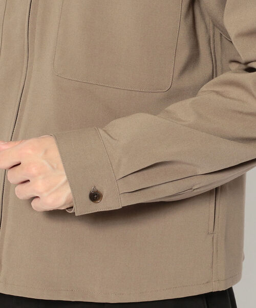 Toironier（トワロニエ）の「Toironier/トワロニエ/Zip Shirt/ジップシャツ（シャツ/ブラウス・メンズ・ブラック/モカ・FREE）」の7枚目の写真