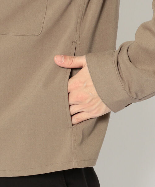 Toironier（トワロニエ）の「Toironier/トワロニエ/Zip Shirt/ジップシャツ（シャツ/ブラウス・メンズ・ブラック/モカ・FREE）」の8枚目の写真