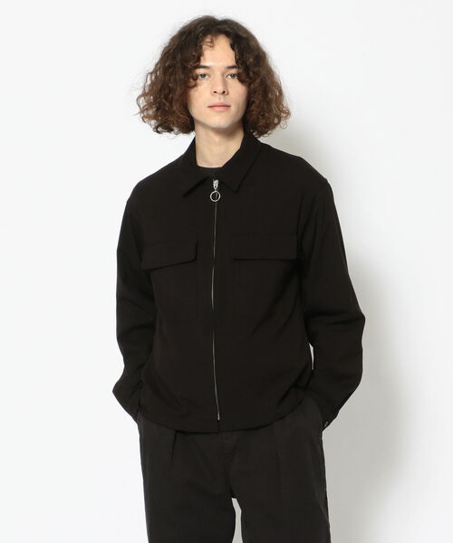 Toironier（トワロニエ）の「Toironier/トワロニエ/Zip Shirt/ジップシャツ（シャツ/ブラウス・メンズ・ブラック/モカ・FREE）」の12枚目の写真