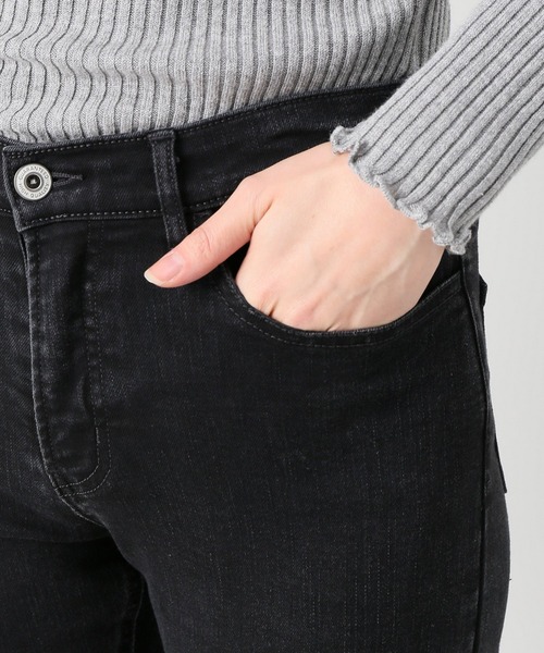 JOINT WORKS（ジョイントワークス）の「クラッシュスキニーパンツ（デニムパンツ・レディース・ブラック・SMALL）」の11枚目の写真