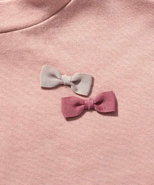 SHOO・LA・RUE（シューラルー）の「◆【100-140cm】袖ファー切替裏毛ワンピース（ワンピース・キッズ・アイボリー/ベビーピンク・12/14/11/10/13）」の12枚目の写真