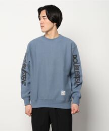 DOUBLE STEAL | W ARM LOGO PRINT クルー(スウェット)