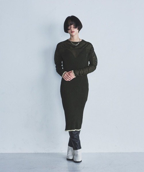 lautreamont BLEUBLANC（ロートレアモンブルーブラン）の「<lautreamont BLEUBLANC>フェイクレザースリムパンツ≪サスティナブル素材使用≫（その他パンツ・レディース・ブラック/ベージュ・9号/11号/7号）」の20枚目の写真