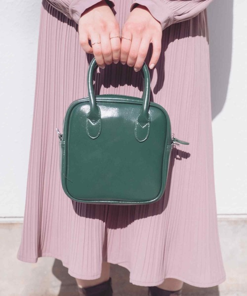 Clice de Paris（クリシェドゥパリス）の「K/2wayスクエアBAG（ハンドバッグ・レディース・ブラック/グリーン/ブラウン・ONESIZE）」の3枚目の写真