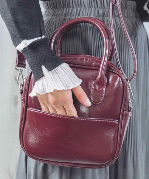 Clice de Paris（クリシェドゥパリス）の「K/2wayスクエアBAG（ハンドバッグ・レディース・ブラック/グリーン/ブラウン・ONESIZE）」の11枚目の写真