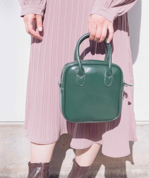 Clice de Paris（クリシェドゥパリス）の「K/2wayスクエアBAG（ハンドバッグ・レディース・ブラック/グリーン/ブラウン・ONESIZE）」の18枚目の写真