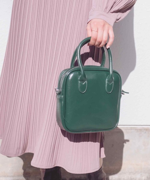 Clice de Paris（クリシェドゥパリス）の「K/2wayスクエアBAG（ハンドバッグ・レディース・ブラック/グリーン/ブラウン・ONESIZE）」の17枚目の写真