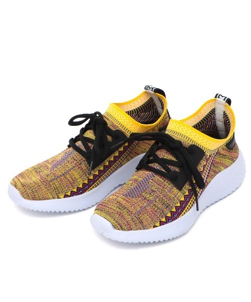 チチカカ（チチカカ）の「ジオメトリックニットスニーカー（スニーカー・レディース・パープル/イエロー/グリーン・MEDIUM/LARGE）」の13枚目の写真