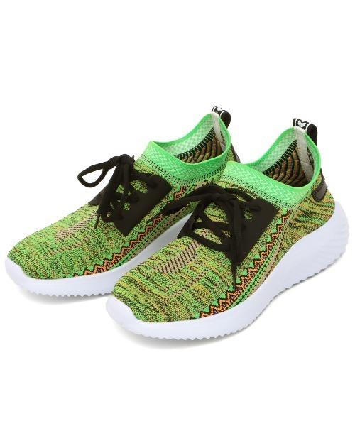 チチカカ（チチカカ）の「ジオメトリックニットスニーカー（スニーカー・レディース・パープル/イエロー/グリーン・MEDIUM/LARGE）」の12枚目の写真