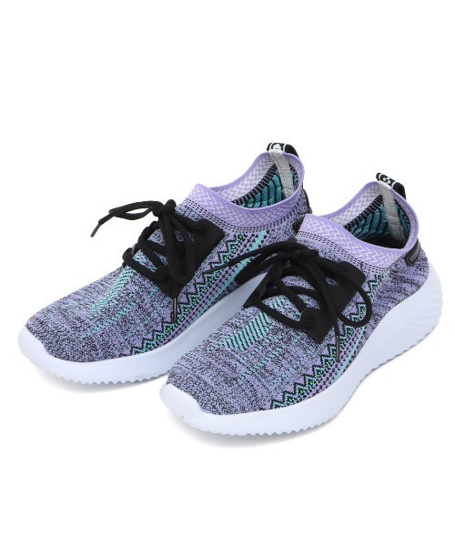 チチカカ（チチカカ）の「ジオメトリックニットスニーカー（スニーカー・レディース・パープル/イエロー/グリーン・MEDIUM/LARGE）」の14枚目の写真