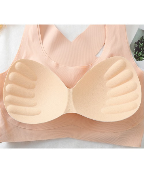 おしゃれスタ（オシャレスタ）の「ナイトブラ　クロスストラップベルト付きナイトブラジャー【補正下着】（ナイトブラ・レディース・ブラック/クリーム・S/M/L/XL/XXL）」の16枚目の写真