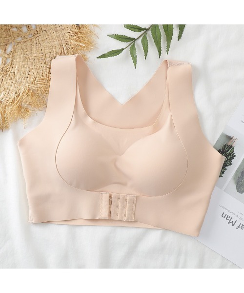 おしゃれスタ（オシャレスタ）の「ナイトブラ　クロスストラップベルト付きナイトブラジャー【補正下着】（ナイトブラ・レディース・ブラック/クリーム・S/M/L/XL/XXL）」の17枚目の写真