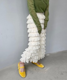 SANSeLF | 【SANSeLF】tiered frill skirt　sanw21a066(スカート)
