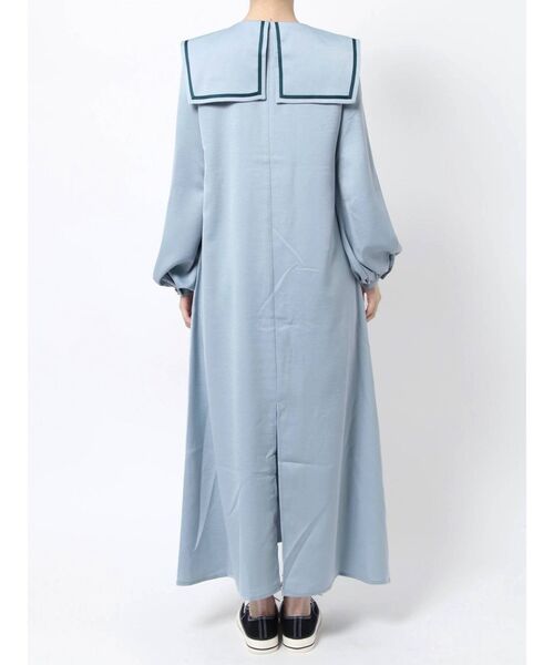 jouetie(ジュエティ)の「スクエアカラーロングワンピース(ワンピース・レディース・ブラック/ブルー/アイボリー・MEDIUM)」の20枚目の写真