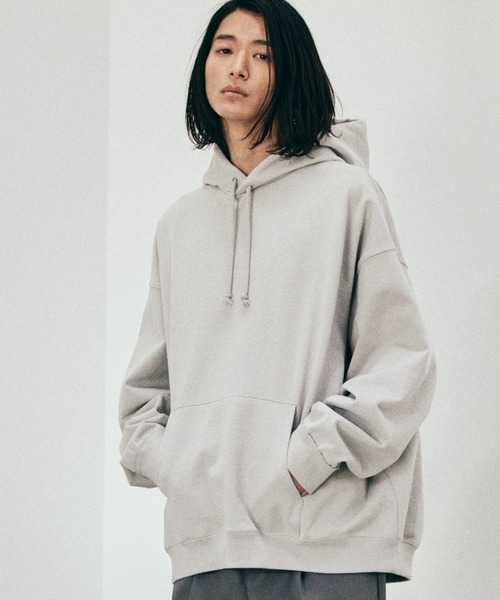 WYM LIDNM（ウィム バイ リドム）の「HEAVY OZ HUGE PARKA（パーカー・メンズ・ライトグレー/ブラウン/チャコール・S/M/L）」の9枚目の写真