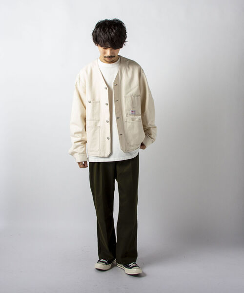 SMITH'S（スミス）の「【SMITH'S AMERICAN／スミス アメリカン】CHARLIE ENGINEER エンジニアジャケット（ブルゾン・メンズ・ブラック/キナリ・MEDIUM/LARGE）」の21枚目の写真