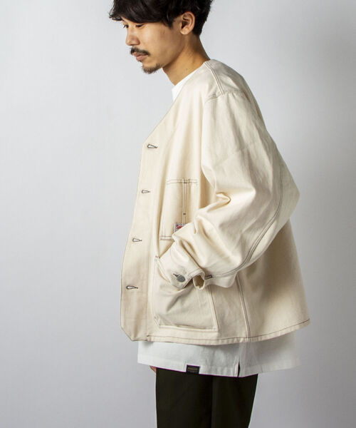 SMITH'S（スミス）の「【SMITH'S AMERICAN／スミス アメリカン】CHARLIE ENGINEER エンジニアジャケット（ブルゾン・メンズ・ブラック/キナリ・MEDIUM/LARGE）」の16枚目の写真